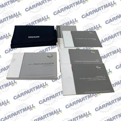 2014 Nissan Pathfinder Owners Manual & Warranty Information Set Kit w/Case OEM