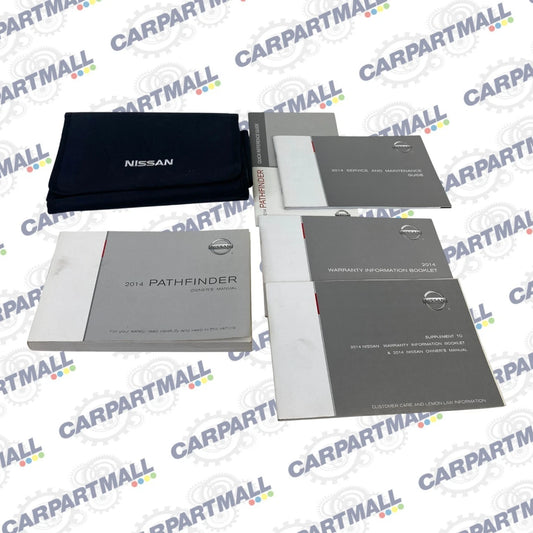 2014 Nissan Pathfinder Owners Manual & Warranty Information Set Kit w/Case OEM