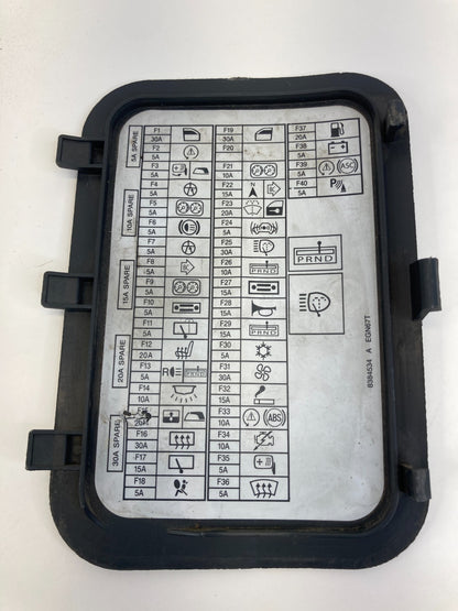 2002-2008 Mini Cooper Interior Passenger Footwell Fuse Box Lid Cover 8384534 OEM