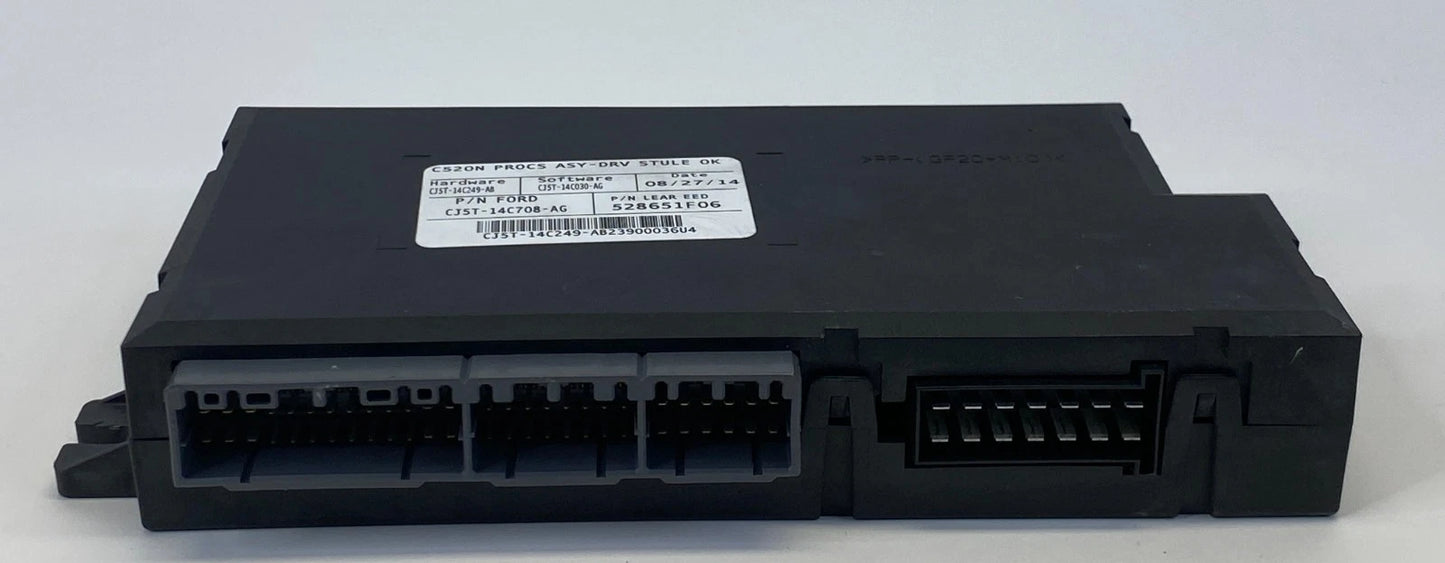 2013-2019 FORD ESCAPE LH DRIVER SEAT MEMORY CONTROL MODULE OEM CJ5T-14C708-AG