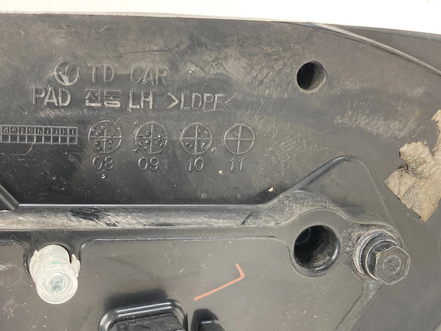 11-13 KIA FORTE SEDAN FR RIGHT SIDE VIEW POWER DOOR MIRROR W/ TURN SIGNAL OEM