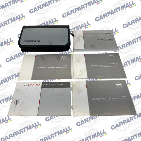 2006 NISSAN MAXIMA OWNERS MANUAL INFORMATION GUIDE BOOK SET W / CASE OEM