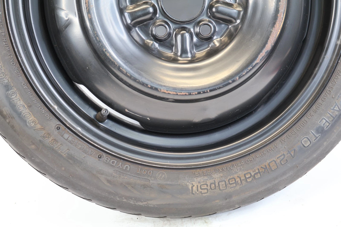 2010-2015 TOYOTA PRIUS EMERGENCY SPARE TIRE RIM WHEEL DONUT T135/80D16 101M