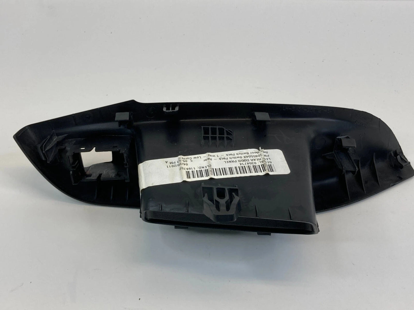 12-18 FORD FOCUS REAR LEFT DOOR WINDOW SWITCH BEZEL PANEL TRIM BM51237W21BAW OEM