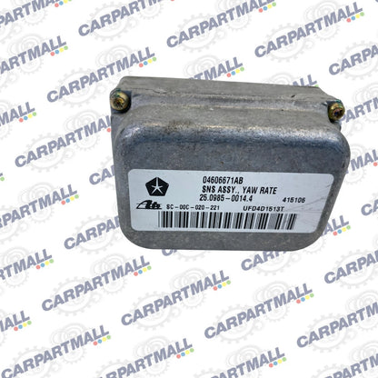 2005 2006 DODGE MAGNUM 3.5L YAW RATE STABILITY SENSOR MODULE 04606671AB OEM