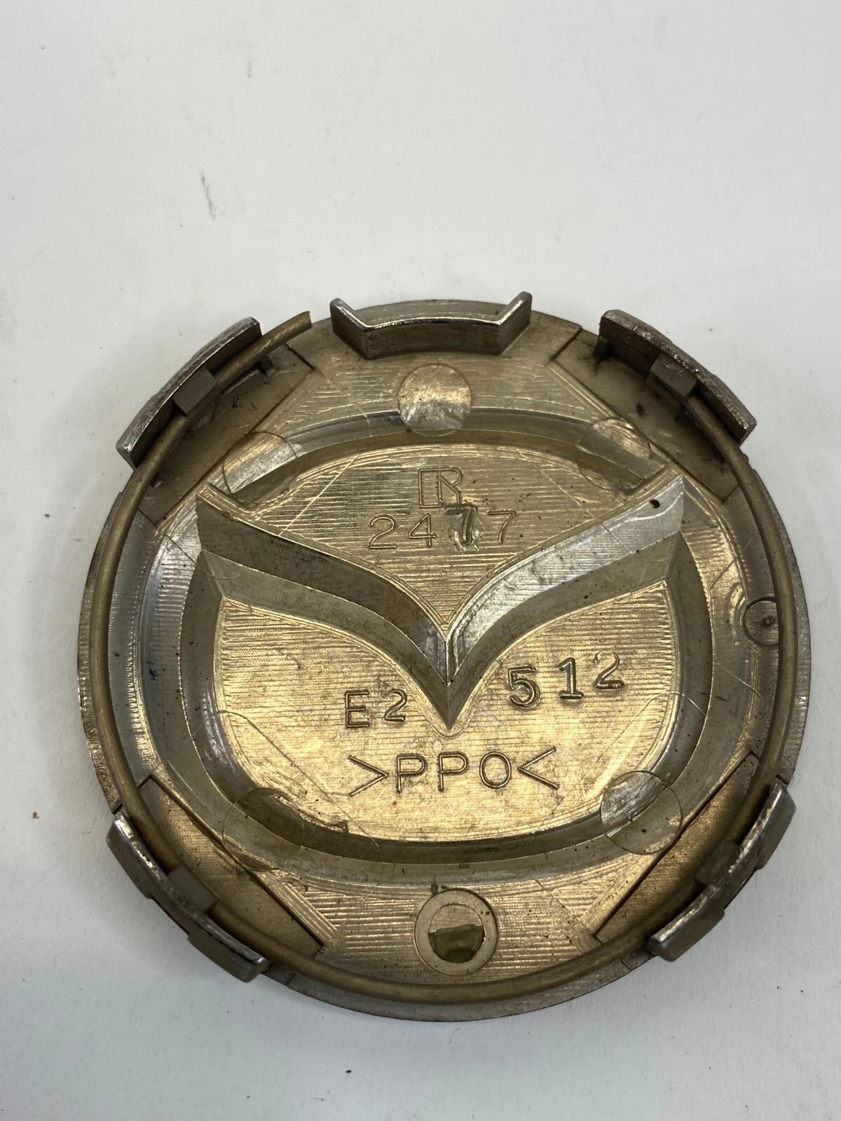 MAZDA WHEEL CENTER CAP RIM HUB CAP CHROME SILVER HUBCAP E2512 2477 OEM