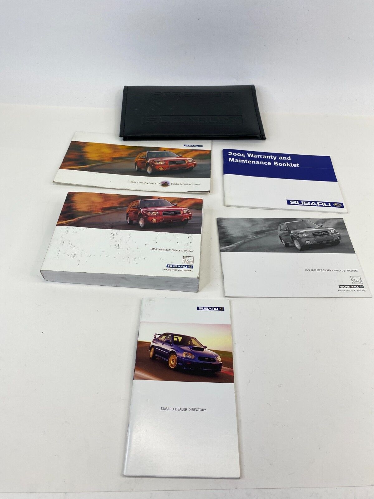 2004 04 Subaru Forester Owners Manual Guide Book Warranty Information W Case OEM