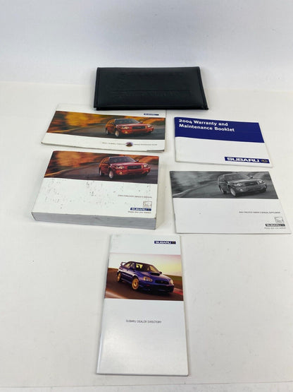 2004 04 Subaru Forester Owners Manual Guide Book Warranty Information W Case OEM