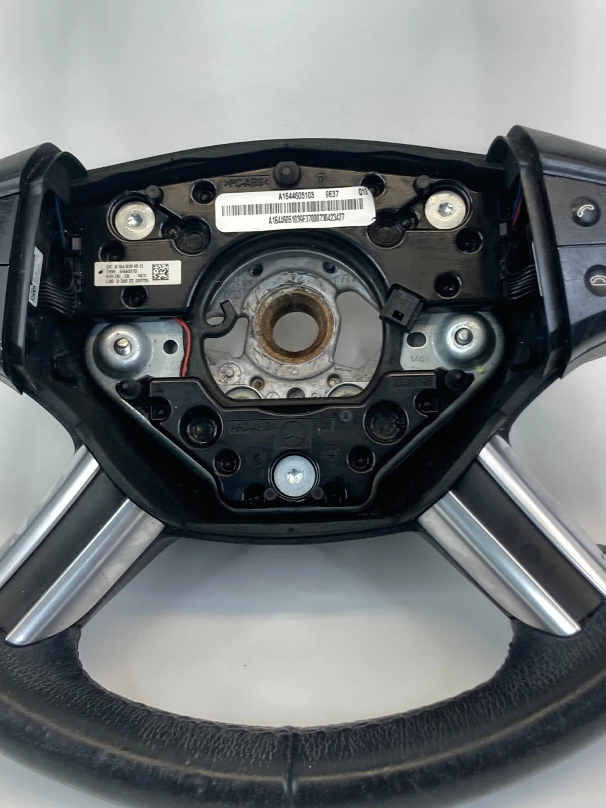 2006-2008 MERCEDES R350 2006 2007 R500 STEERING WHEEL BLACK A1644605103