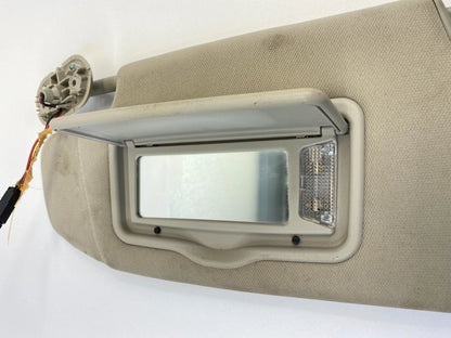 07-09 LINCOLN MKZ FRONT LEFT DRIVER SUNVISOR SET SUN VISOR SHADE W/ HOMELINK OEM