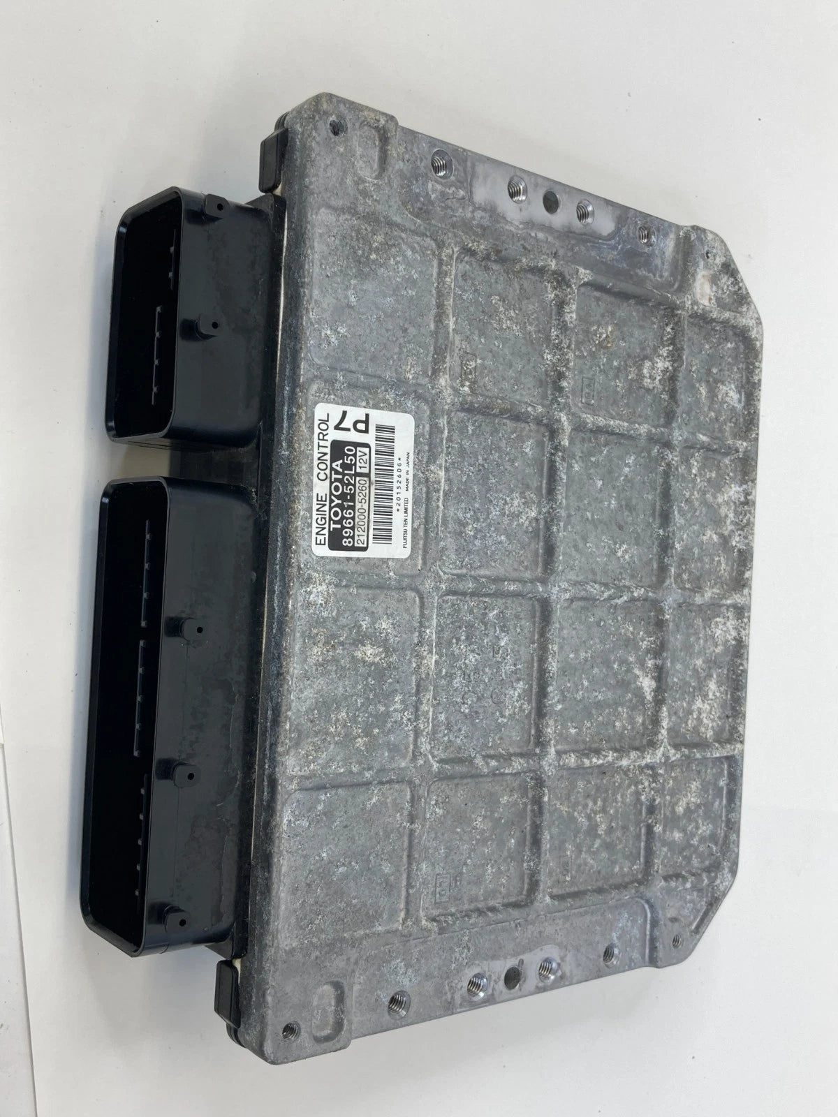 10 11 TOYOTA YARIS 1.5L M/T ENGINE CONTROL COMPUTER ECU ECM PCM 89661-52L50 OEM