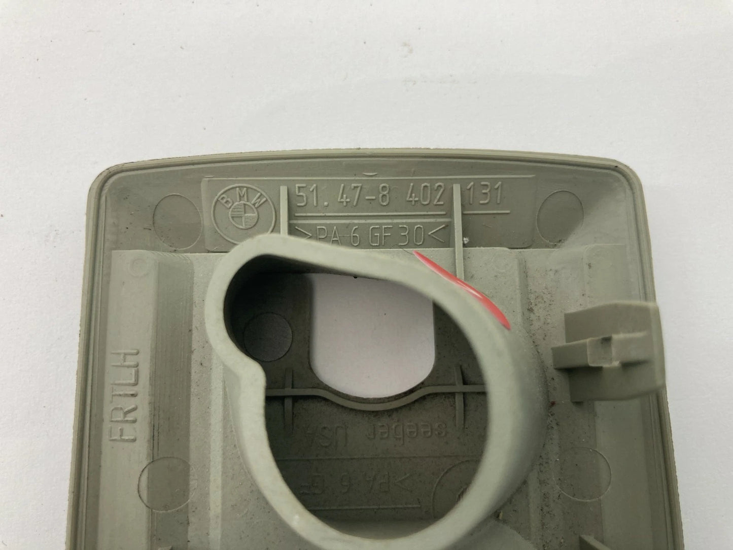 2000-2006 BMW X5 FRONT LEFT DRIVER TRUNK CARGO HOOK COVER GRAY 5147-8402131 OEM