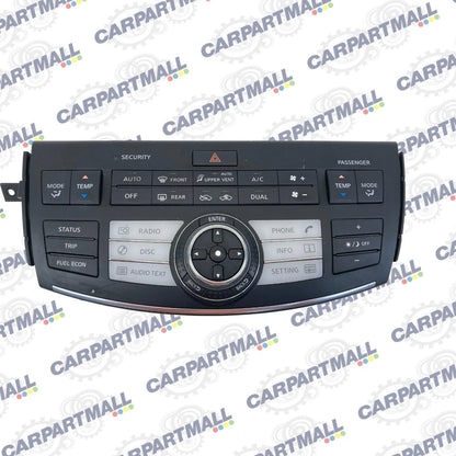 06 07 Infiniti M35 AC HEATER TEMPERATURE CONTROL W/ NAVIGATION 28395-EH000 OEM