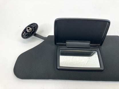 2011-2014 Dodge Avenger Left Driver Side Sunvisor Sun Visor Black Cloth OEM