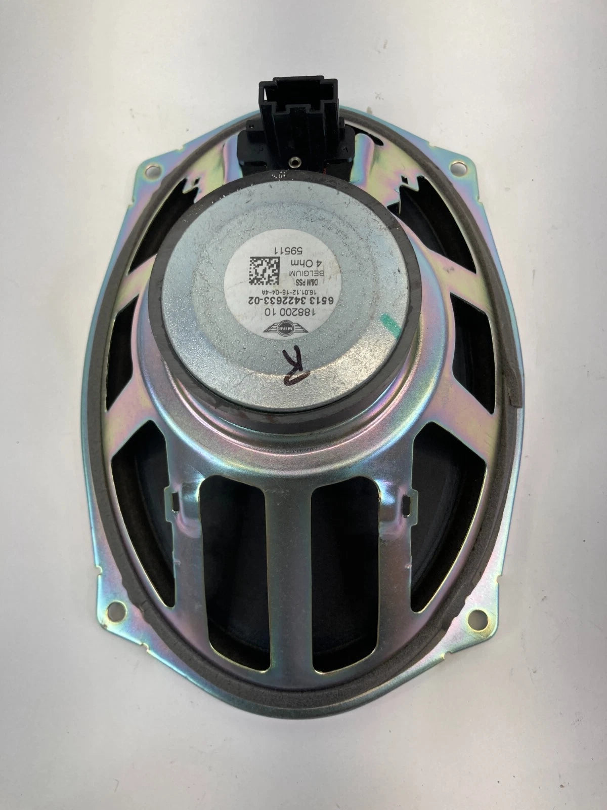 2007-2015 MINI COOPER REAR LEFT SIDE QUARTER PANEL AUDIO SPEAKER 65133422633 OEM