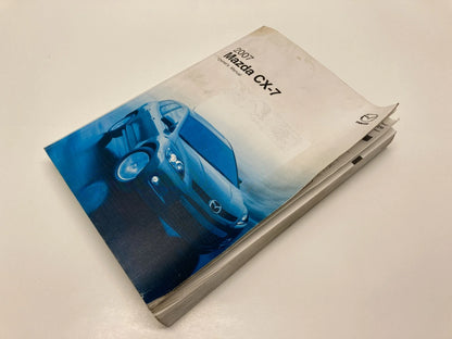 2007 07 MAZDA CX-7 CX7 OWNER'S MANUAL HANDBOOK OEM