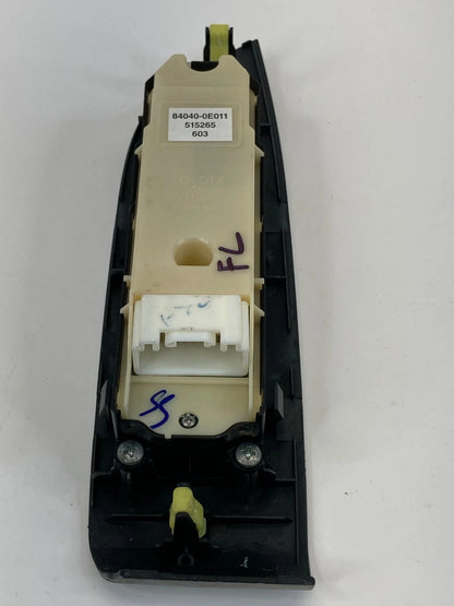 07-09 LEXUS RX350 04-06 RX330 LEFT MASTER POWER DOOR WINDOW SWITCH 84040-0E011