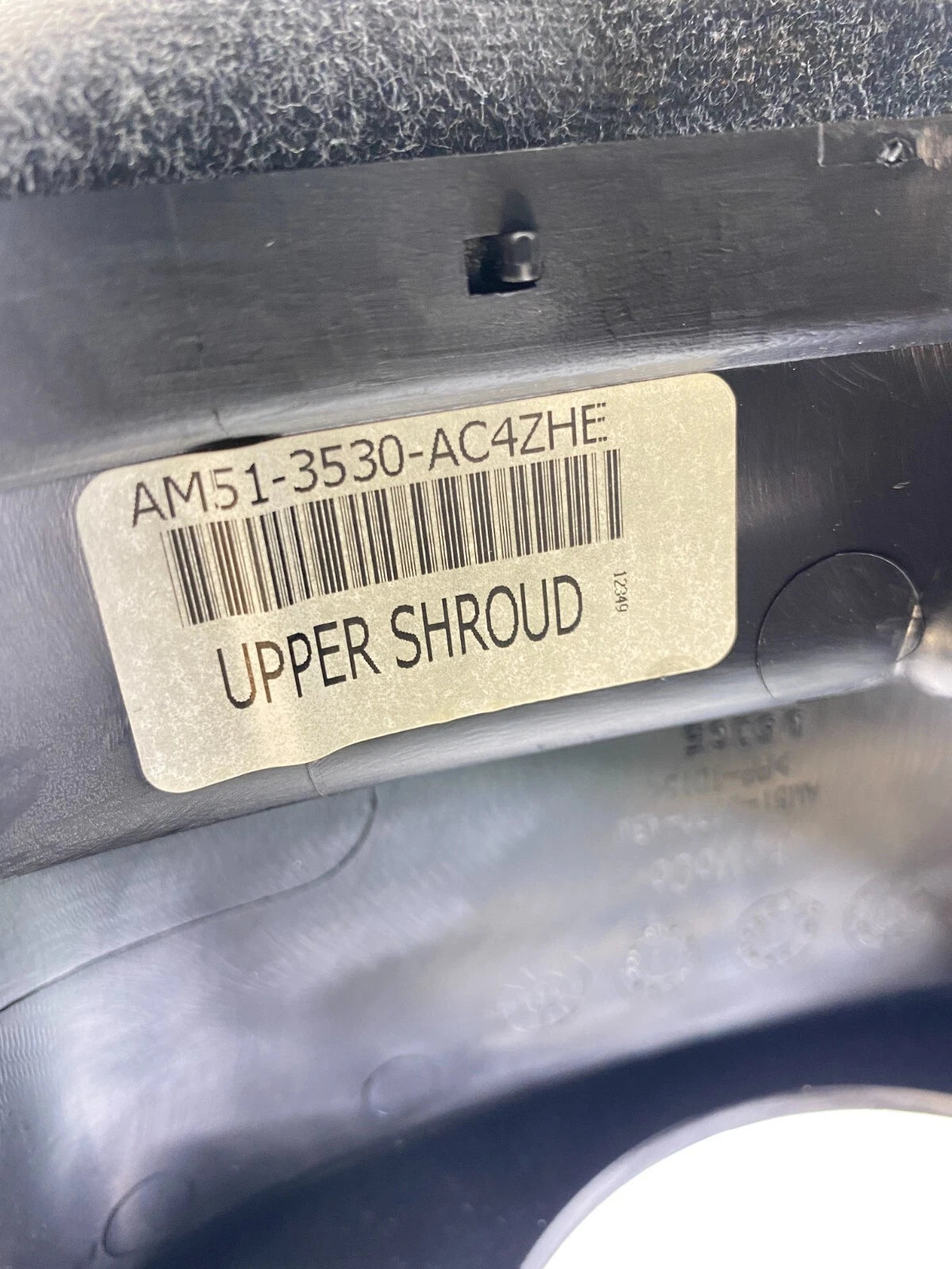 12-18 FORD FOCUS STEERING COLUMN UPPER COVER SHROUD BOOT TRIM AM513530AC4ZHE