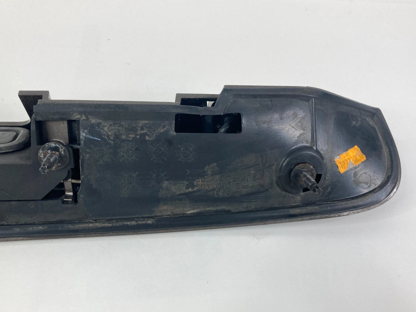 08-17 BUICK ENCLAVE TRUNK LID FINISH GARNISH PANEL MOLDING BEZEL W/ CAMERA OEM