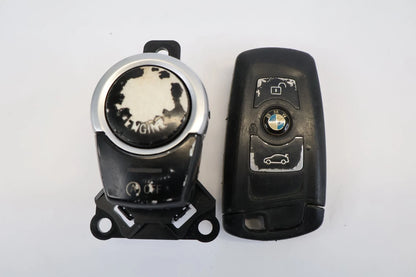 2011-2016 BMW 528I ENGINE START IGNITION SWITCH BUTTON W SMART KEY 922523003 OEM