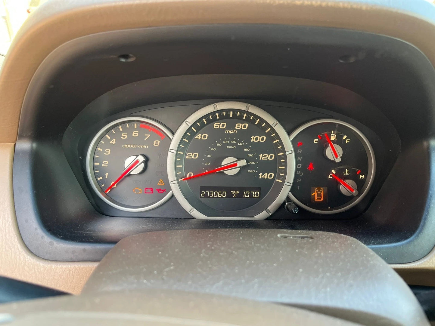 06-08 HONDA PILOT SPEEDOMETER INSTRUMENT CLUSTER GAUGE 78100S9VA620 OEM FACTORY