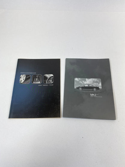 2007 LINCOLN MKZ OWNERS GUIDE WARRANTY QUICK REFERENCE GUIDE W/ CASE OEM