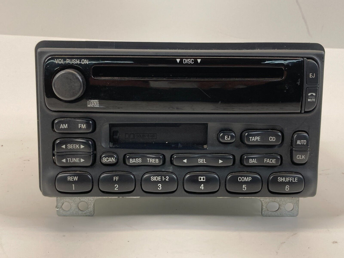 2001 Ford Mustang AM FM Radio Stereo CD Cassette Player 1L2F-18C868-BB OEM