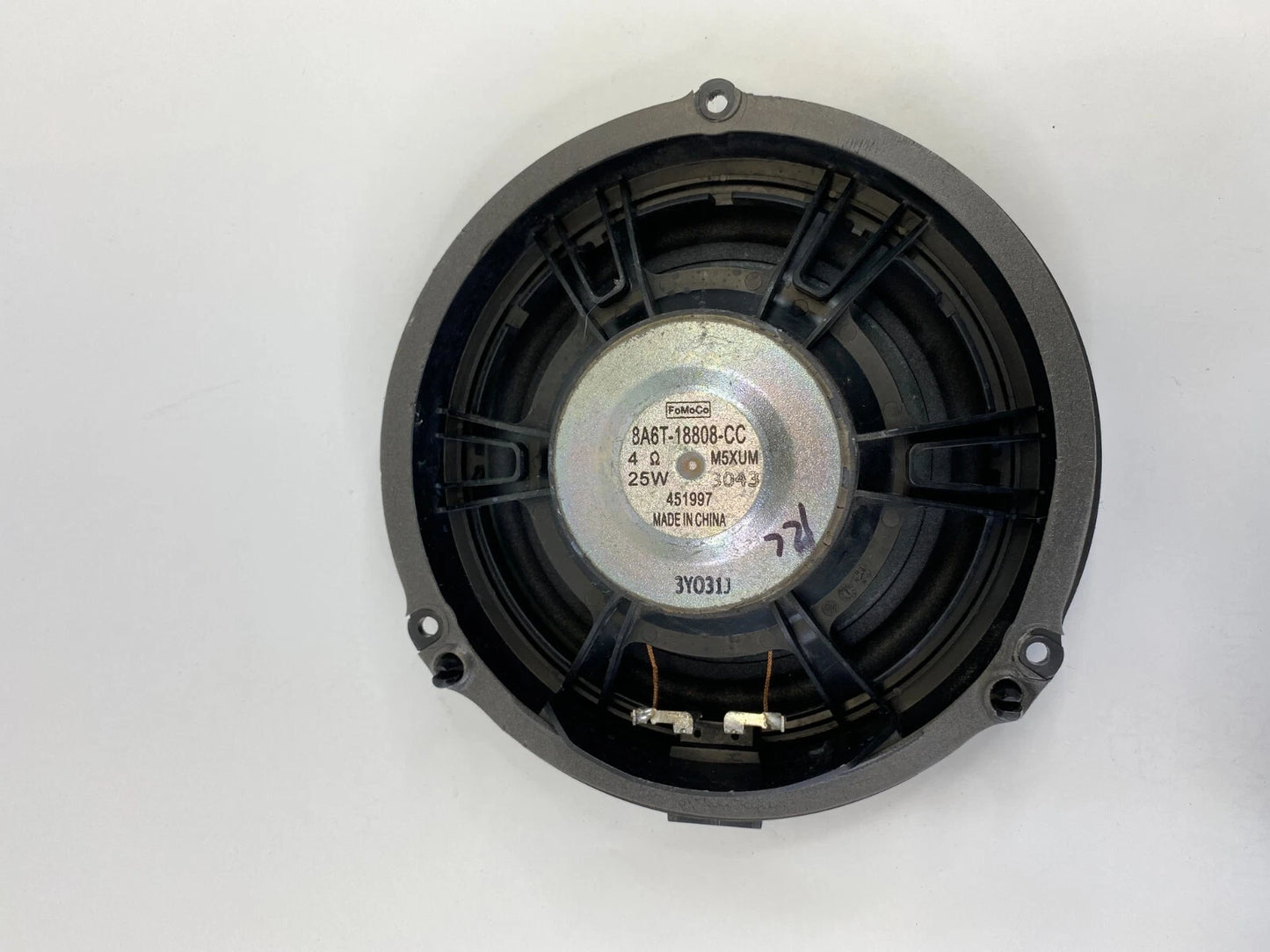 2011-2019 FORD FIESTA REAR LEFT SIDE DOOR AUDIO SOUND SPEAKER 8A6T-18808-CC OEM