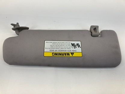 2011-2014 Hyundai Sonata w Sunroof Right Passenger Side Sunvisor Sun Visor Gray