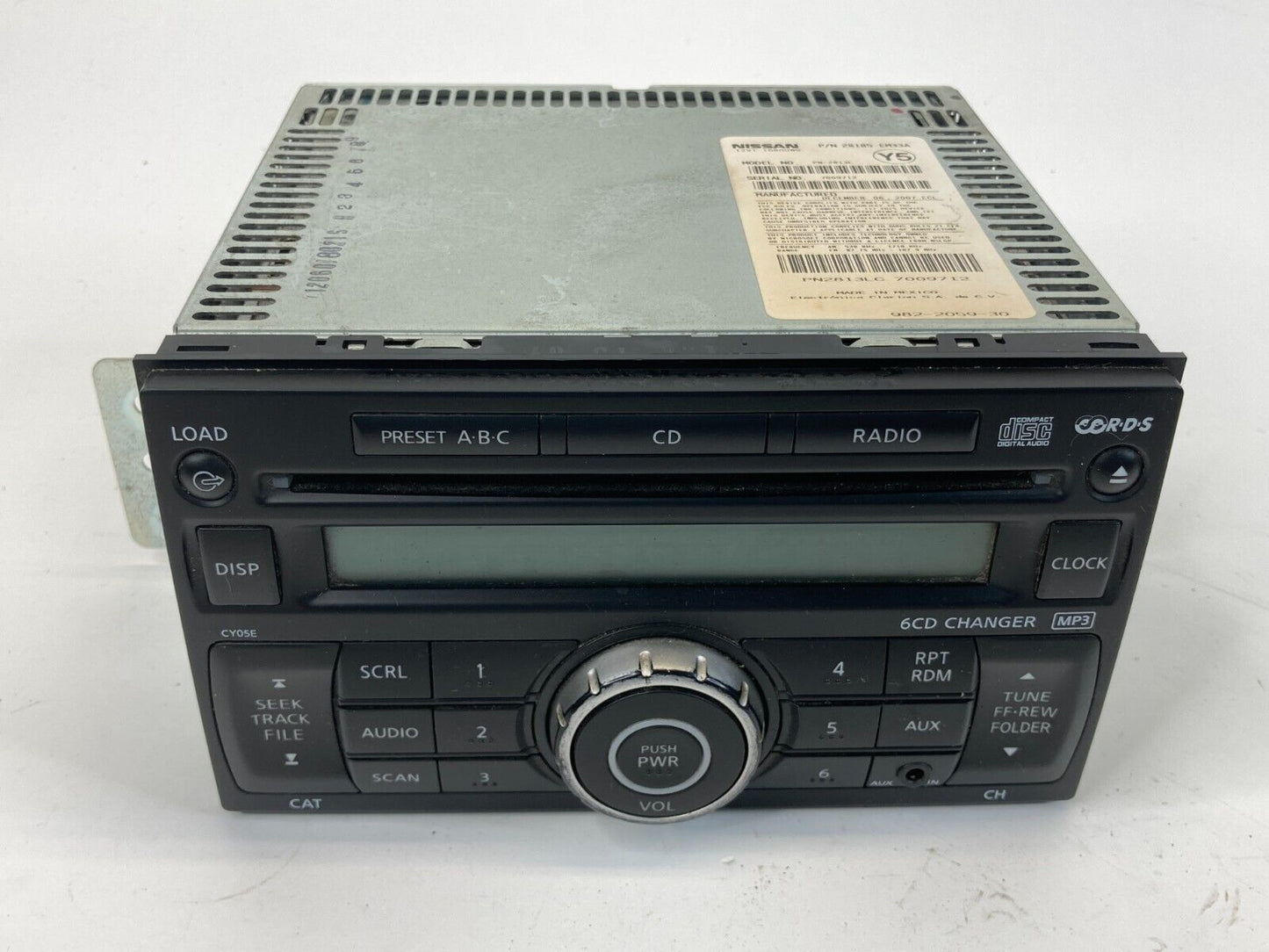 2007-2012 Nissan Versa Radio Stereo AM/FM Receiver CD Disc Player 28185-EM33A