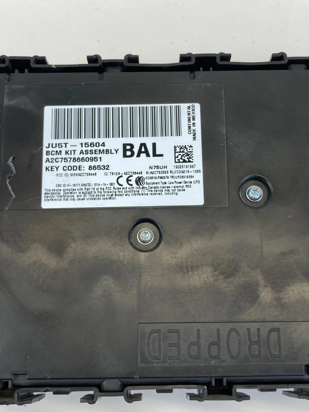 18 19 FORD EXPLORER INTERCEPTOR UTILITY CABIN JUNCTION BLOCK FUSEBOX DG9T14B476B