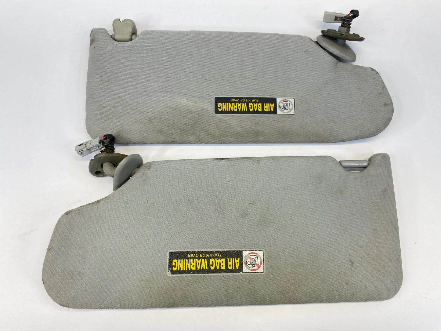2003-2007 HONDA ACCORD DRIVER & PASSENGER LEFT & RIGHT SUN VISOR SUNVISOR SET
