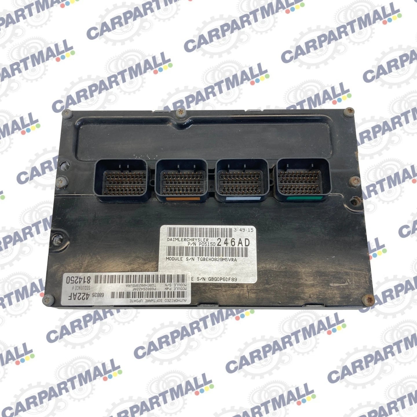 08-10 CHRYSLER 300 POWERTRAIN CONTROL MODULE ENGINE COMPUTER PCM 68026422AF OEM