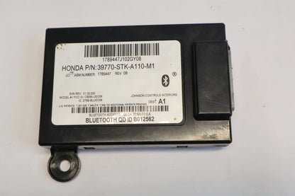2010-2012 ACURA RDX HANDS FREE LINK BLUETOOTH CONTROL MODULE OEM 39770-STK-A110