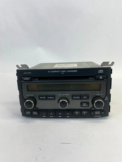 2006-2008 HONDA PILOT AM/FM 6 DISC CD RADIO RECEIVER 39100-S9V-A600 OEM