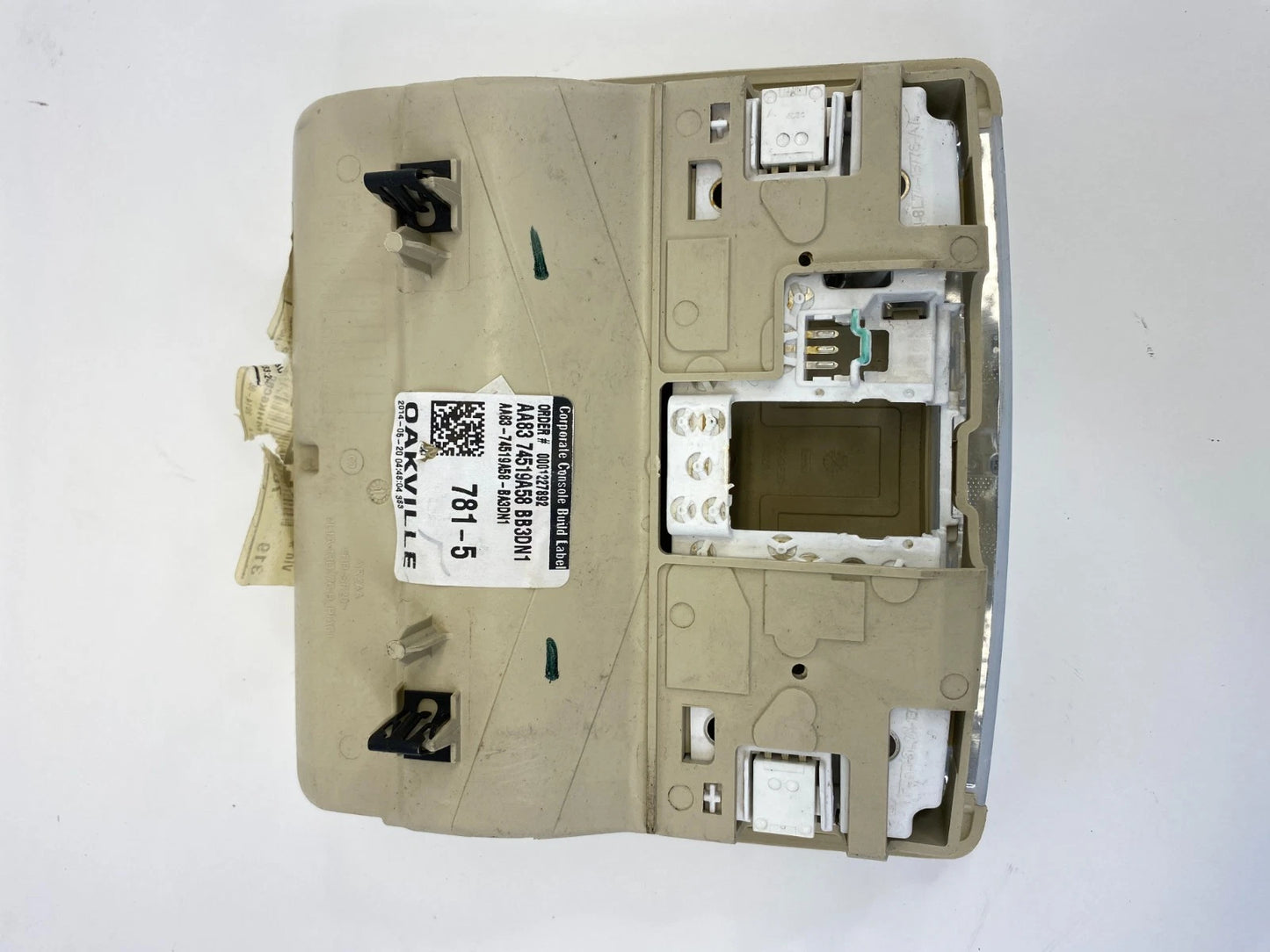 2013-2019 FORD FLEX OVERHEAD CENTER CONSOLE DOME LAMP AA83-74519A58-BB3DN1 OEM