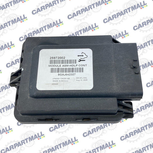 2009 09 Cadillac CTS Headlight Head Lamp Leveling Control Module 25972002 OEM