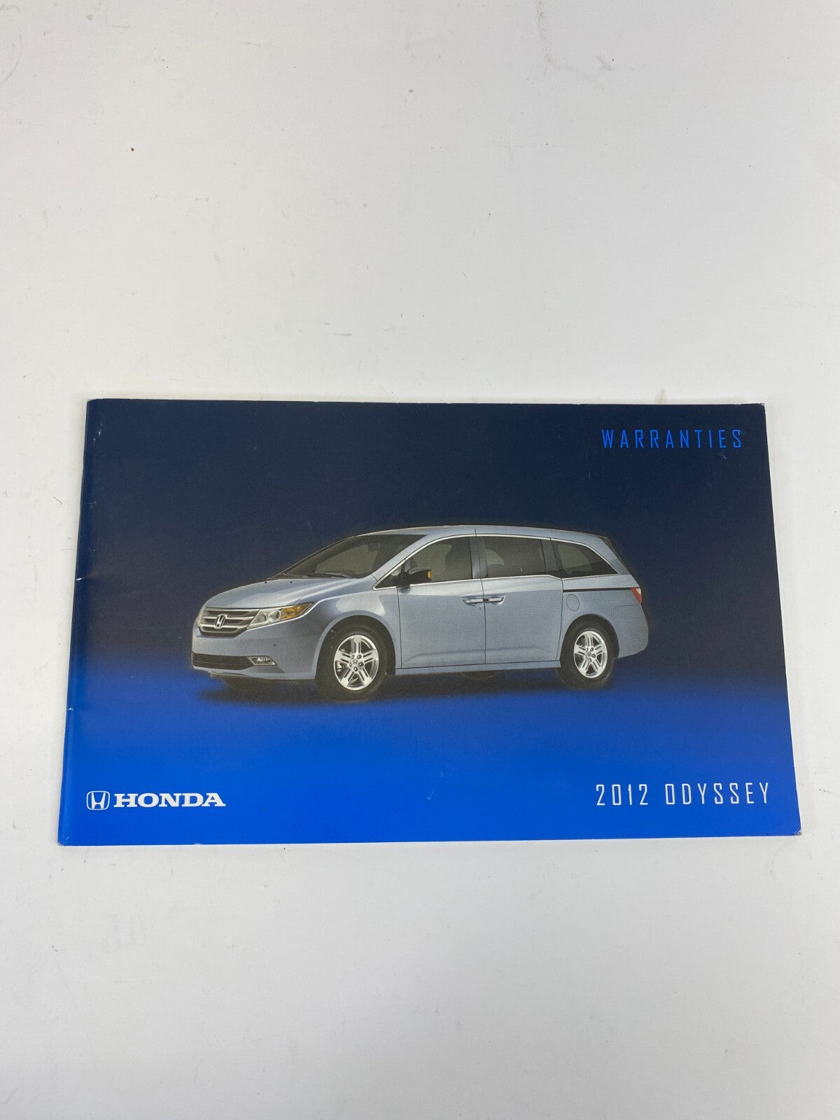 2012 Honda Odyssey Owners Manual Guide Warranty Information Navigation Set Case