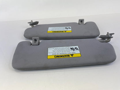 2011-2014 Hyundai Sonata Sunvisor Sun Visor Shade Left Right Set Pair w/ Clips