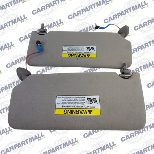 2008-2012 Honda Accord Left & Right Sunvisor Sun Visor Shade Set w/ Mirror OEM