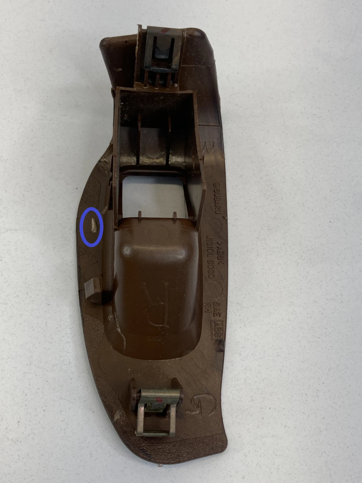 2000-2004 SUBARU OUTBACK RR RH WINDOW SWITCH BEZEL WOOD TRIM OEM JI3I0L-S030