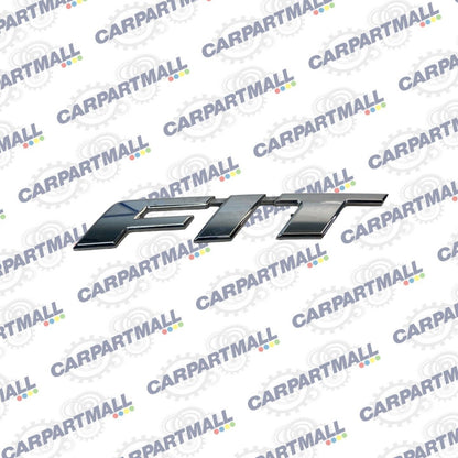 2009-2013 Honda Fit Rear Trunk Emblem Logo Letters FIT Symbol Chrome OEM