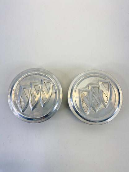 2011-2016 BUICK REGAL CXL WHEEL CENTER CAPS PAIR SET OF 2 CHROME 9595010 OEM