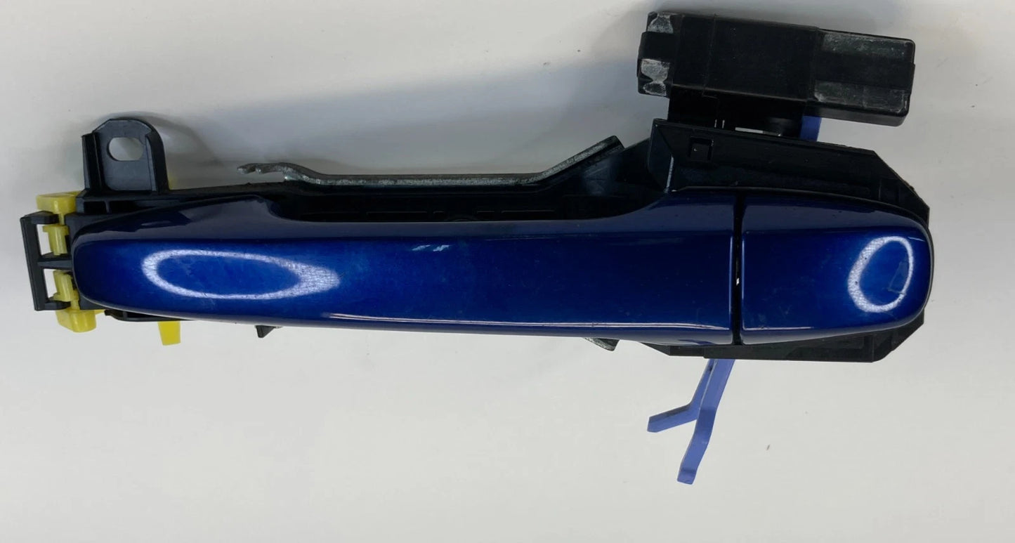 2010-2015 TOYOTA PRIUS REAR LEFT SIDE EXTERIOR OUTER DOOR HANDLE BLUE OEM