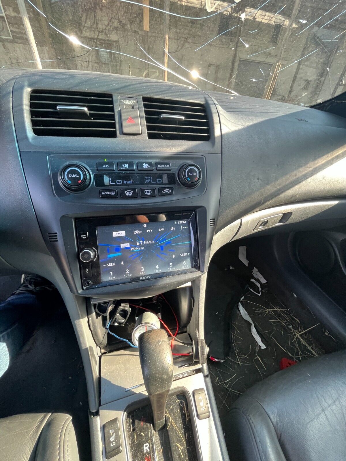 2006 Honda Accord Coupe 3.0L V6 AT Climate Control & Radio Bezel Trim Panel