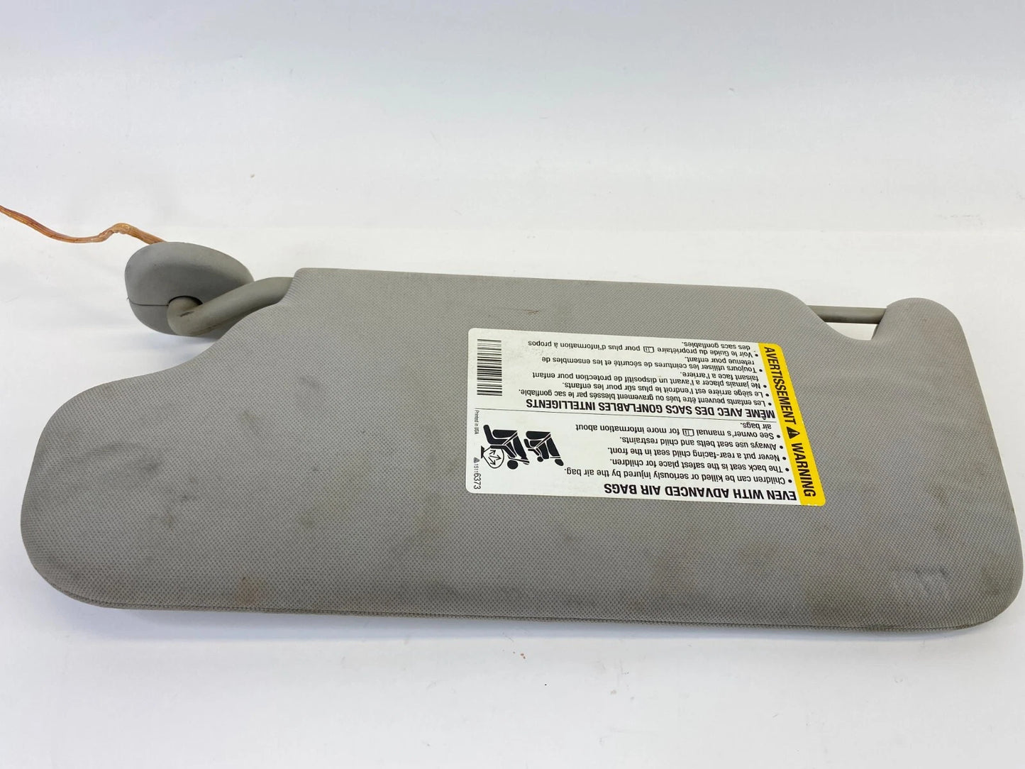 2006-2016 CHEVROLET IMPALA PASSENGER RIGHT SUNVISOR SUN VISOR W ILLUMINATION