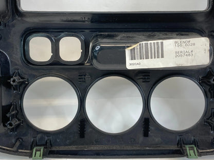 01-03 FORD ESCAPE DASH RADIO AC CLIMATE CONTROL BEZEL TRIM PANEL 2L847804302AK