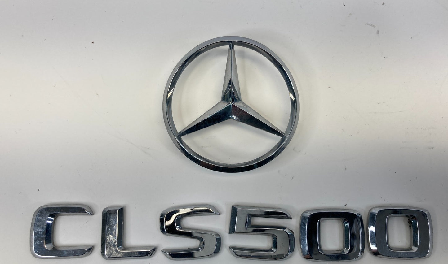 2006 Mercedes-Benz CLS500 Rear Trunk Lid Emblem Logo Badge Chrome A2197580058