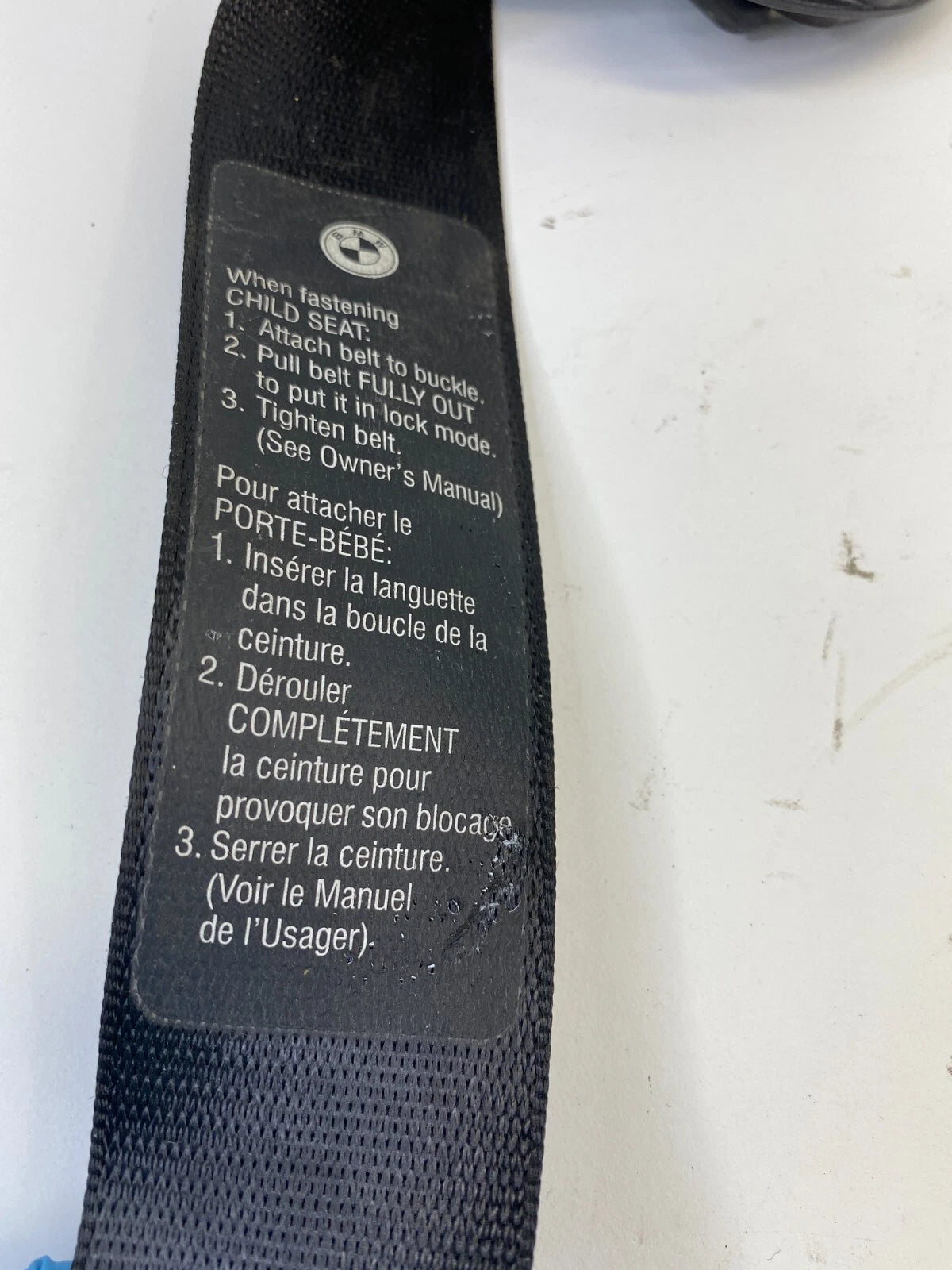 06-10 BMW 550I SEDAN FRONT RIGHT PASSENGER SIDE SEAT BELT RETRACTOR 603404600C