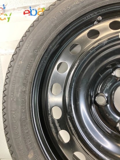 11-14 BUICK REGAL EMERGENCY SPARE TIRE WHEEL RIM COMPACT DONUT T125/80R16 97M